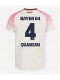 Bayer Leverkusen Jarell Quansah #4 Venkovní Dres 2025-26 Krátký Rukáv Bayer Leverkusen Jarell Quansah #4 Venkovní Dres 2025-26 Krátký Rukáv